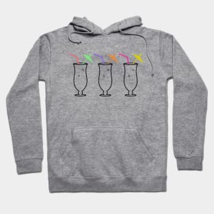 Minimalist Drink Cokctail Pina Colada Triple Hoodie